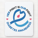 Search for awareness mousepads Type 2 diabetes