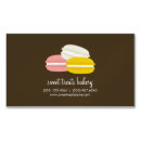 Search for macaron business cards Food