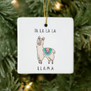 Search for llama christmas tree decorations Happy
