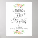 Search for bat mitzvah signs Floral