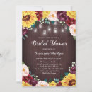 Search for sunflower mason jar bridal shower invitations Fall
