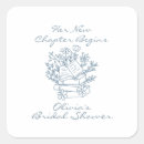Search for new beginnings stickers Bridal shower