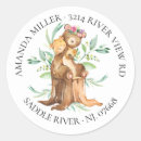 Search for woodland address stickers Baby shower