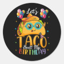 Search for mexican taco stickers Birthday