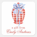 Search for gingham bow stickers Watercolor