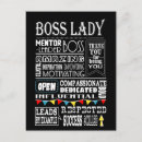 Search for best boss postcards New job