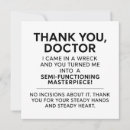 Search for surgeon thank you cards Thanks