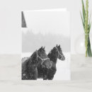 Search for equine christmas cards Winter