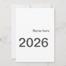 Search for class of 2027 graduation invitations Calligraphy typography elegant