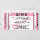 Search for one rocks 1st birthday invitations Party