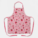 Search for plaid pattern aprons Pink
