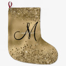 Search for simple and elegant christmas stockings Gold
