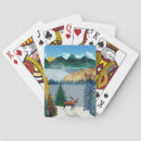 Search for moose playing cards Lake