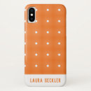 Search for orange white pattern iphone cases Abstract