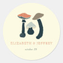 Search for wild mushroom stickers Rustic