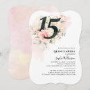 Search for 15th quinceanera invitations Girly