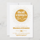 Search for vertical sunshine baby boy shower invitations It's a boy