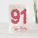 Search for 91st birthday cards Floral