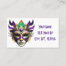 Search for new orleans business cards Fat tuesday