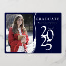 Search for silver foil graduation invitations Navy blue