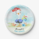 Search for farm paper plates Rooster