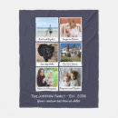 Search for memories photo blankets Family photos