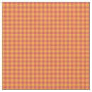 Search for orange gingham fabric Chic