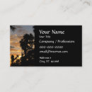 Search for sunset business cards Unique