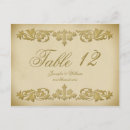 Search for scroll wedding postcards Gold