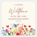 Search for wild flower stickers Baby shower