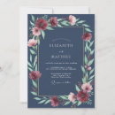 Search for maroon and navy wedding invitations Burgundy