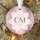 Search for lotus flower christmas tree decorations Zen