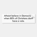 Search for atheism bumper stickers Christianity