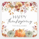 Search for rustic floral stickers Thanksgiving