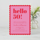 Search for pink birthday invitations Simple