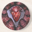 Search for dark red coasters Heart