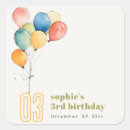 Search for yellow balloon stickers Watercolor