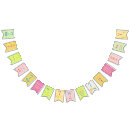Search for ice cream bunting flags Watercolor