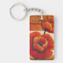 Search for poppy flower key rings Botanical