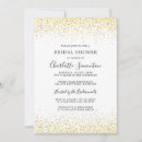 Search for glitter bridal shower invitations White