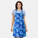 Search for white and blue aprons Flowers