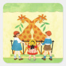 Search for vintage giraffe stickers Zoo