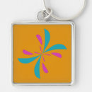 Search for abstract butterfly key rings Blue