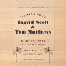 Search for tree square wedding invitations Simple
