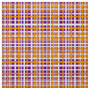 Search for orange and purple fabric White
