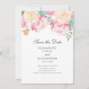Search for pink flower save the dates Floral