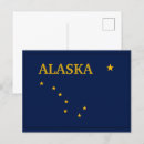 Search for state flag postcards Alaska