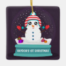 Search for snowglobe christmas tree decorations Snowman