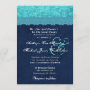 Search for navy turquoise wedding invitations Modern