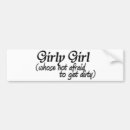 Search for girls bumper stickers People